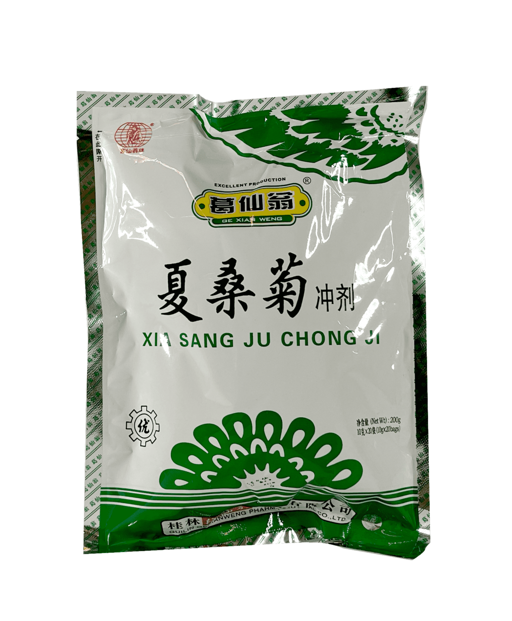 Herb Tea Xia Sang Ju 10gx20pcs / Pack Ge Xian Weng China