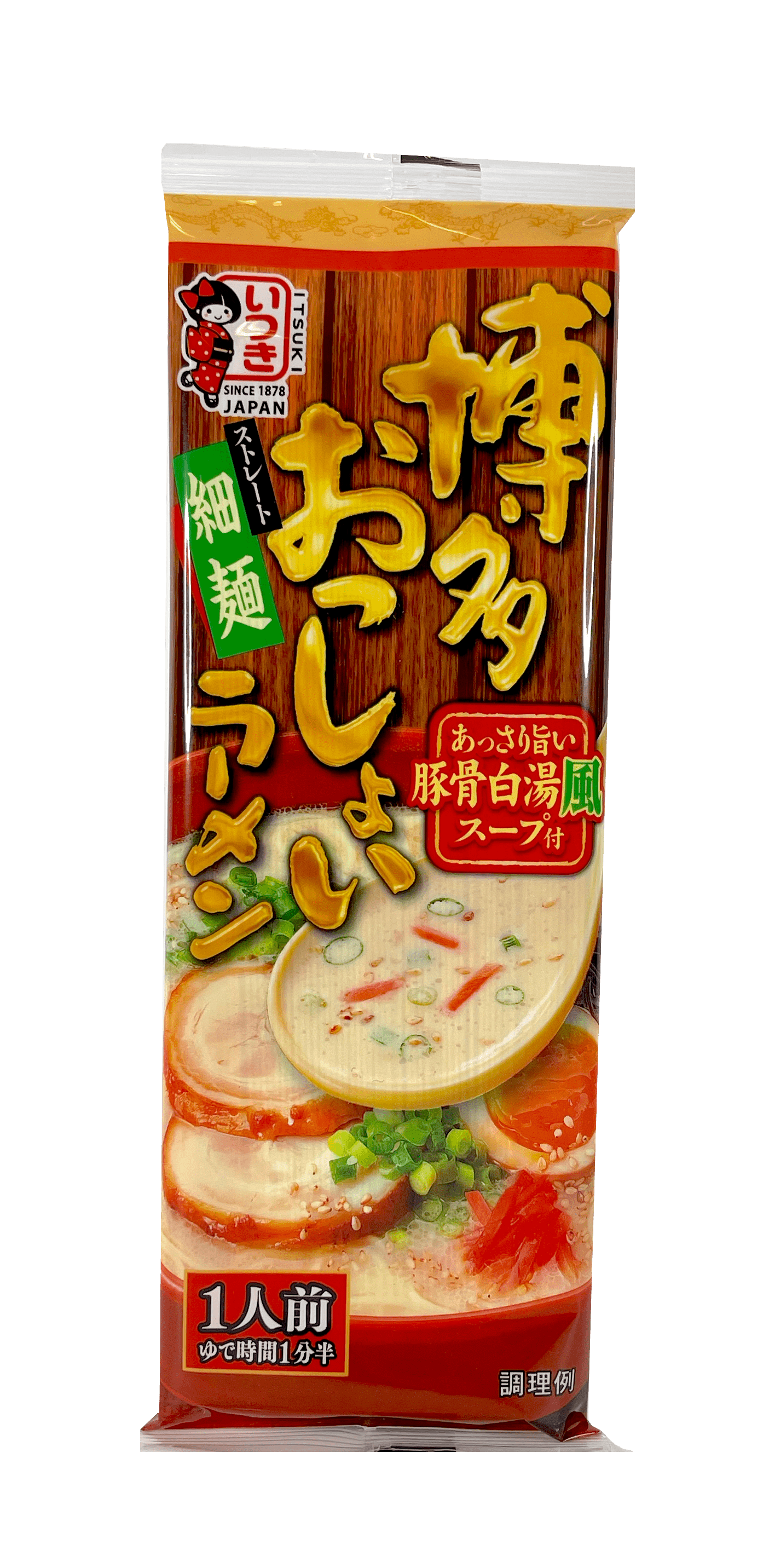 Instant Noodles Ramen Itsuki Hakata Osshoi  BD104g Japan