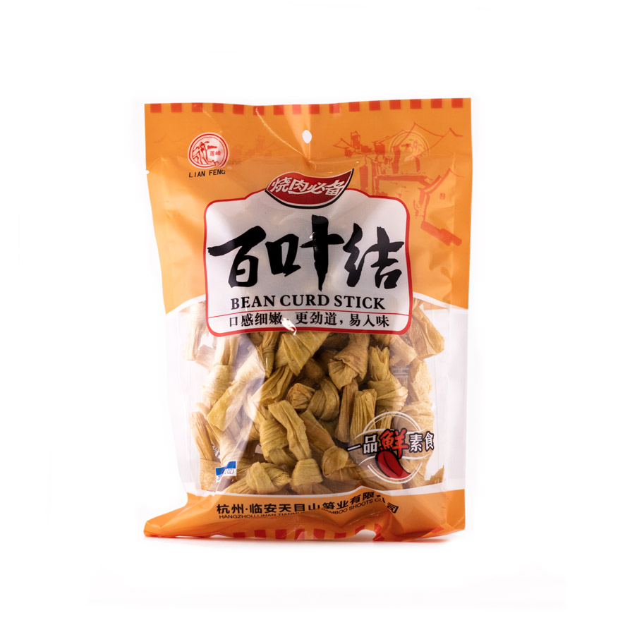 Torkade Tofu Knutar 200g Lian Feng Kina