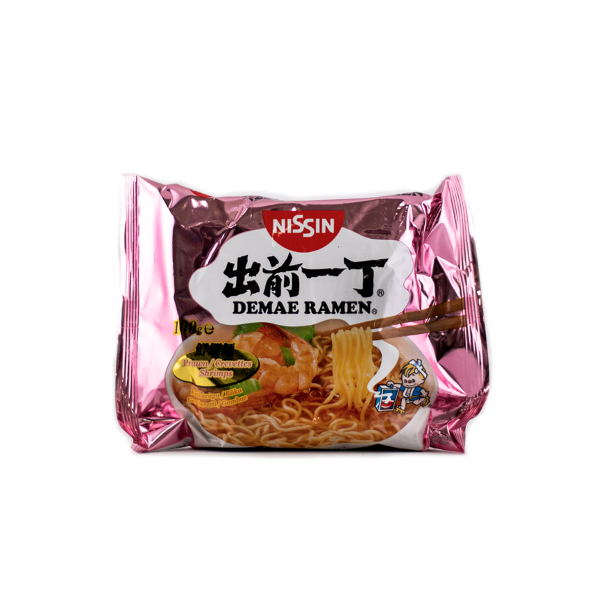 Instant Noodles Shrimp Flavor 100g Nissin Japan