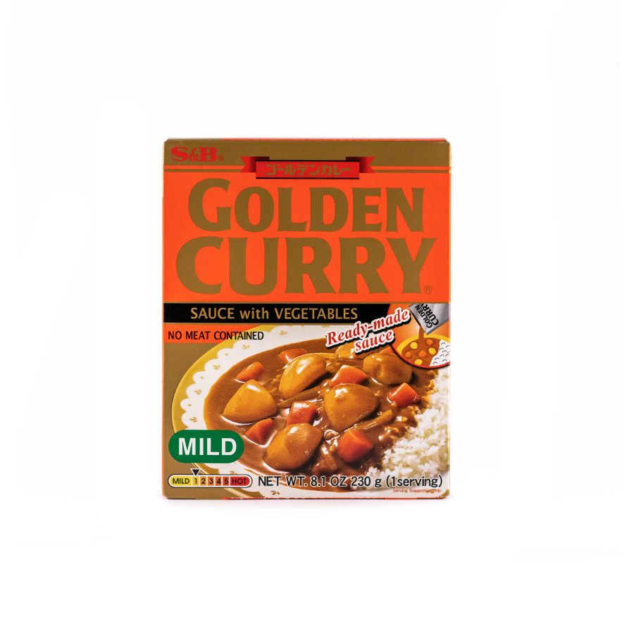 Curry Sauce Vegetables Mild  Golden Curry 230g S&B