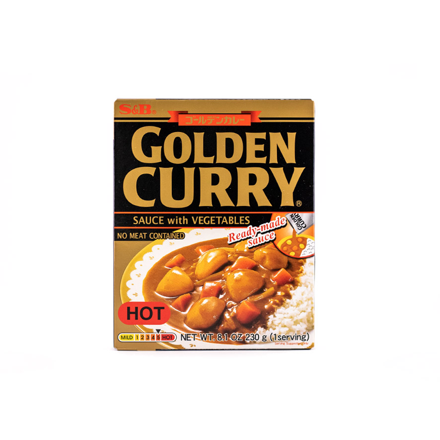 Currysås Grönsaker Stark Golden Curry  230gS&B