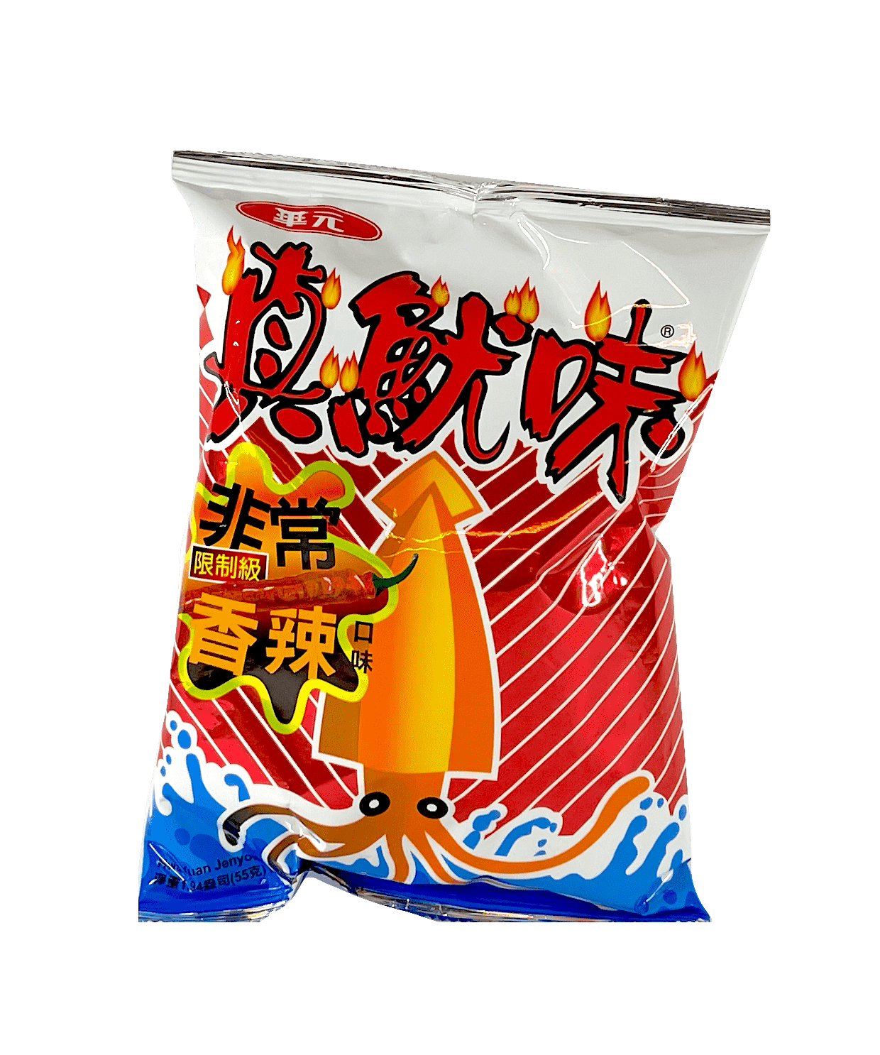 Snacks Spicy Flavour in Octopus Shape 60g Hua Yuan Taiwan