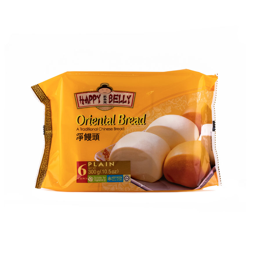 Bread / Mantou Naturel Frozen 300g Happy Belly Brand China