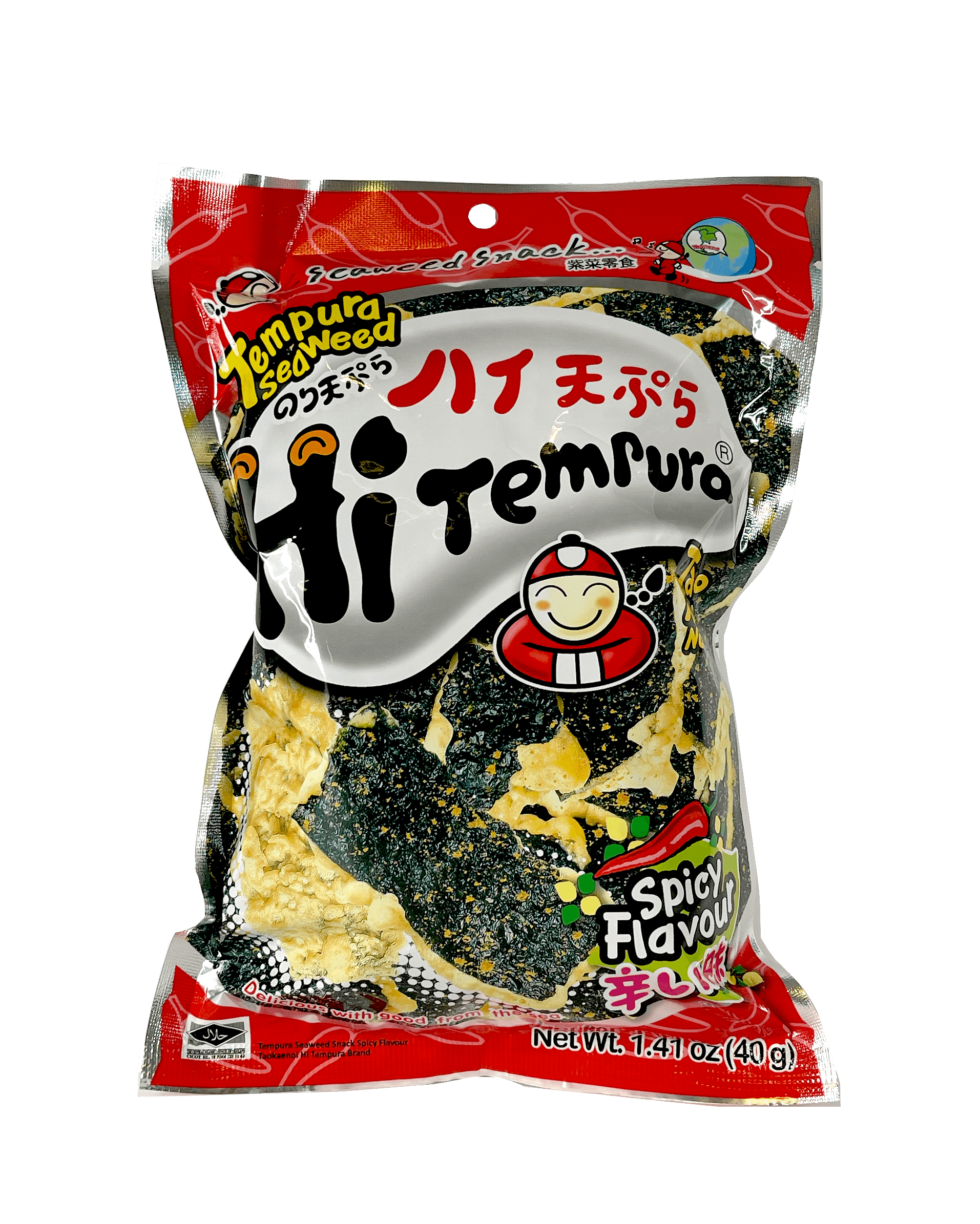 天妇罗 脆紫菜 辣味 40g 小老板