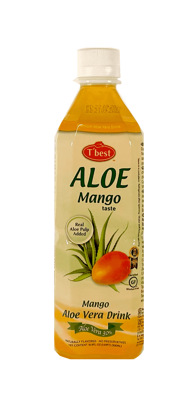 Aloe Vera Mango 500ml T-Best Korean