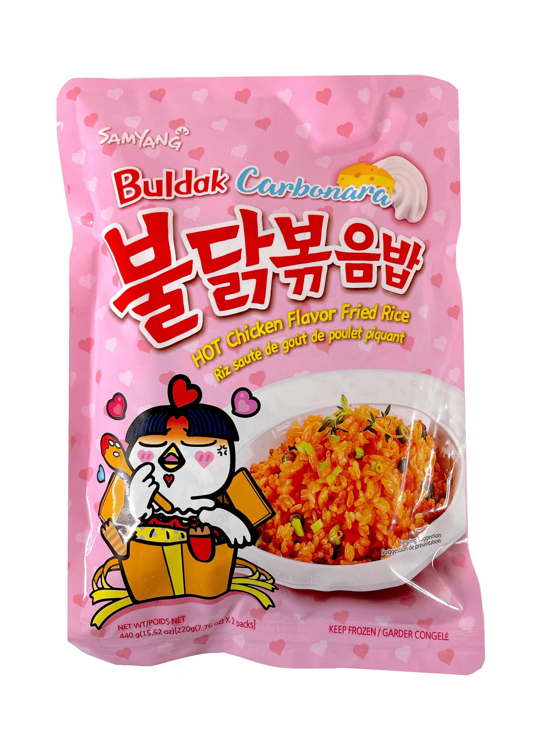 Stekt Ris Carbonara Fryst 440g Samyang Korean
