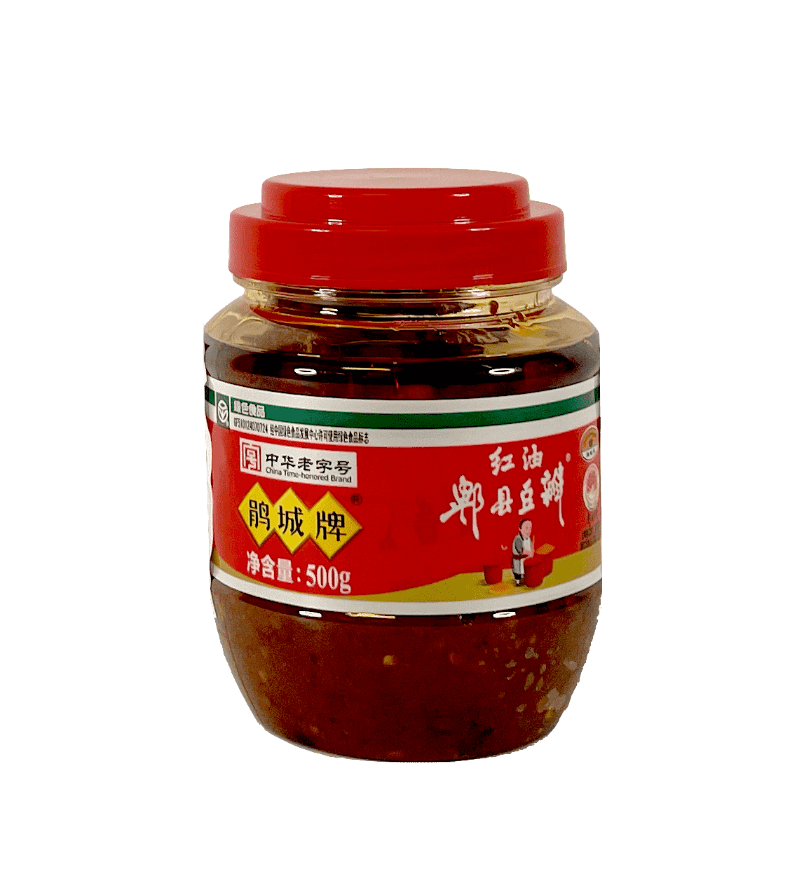Sojabönsås Chili i Olja 500g Pi Xian Juan Chen Kina