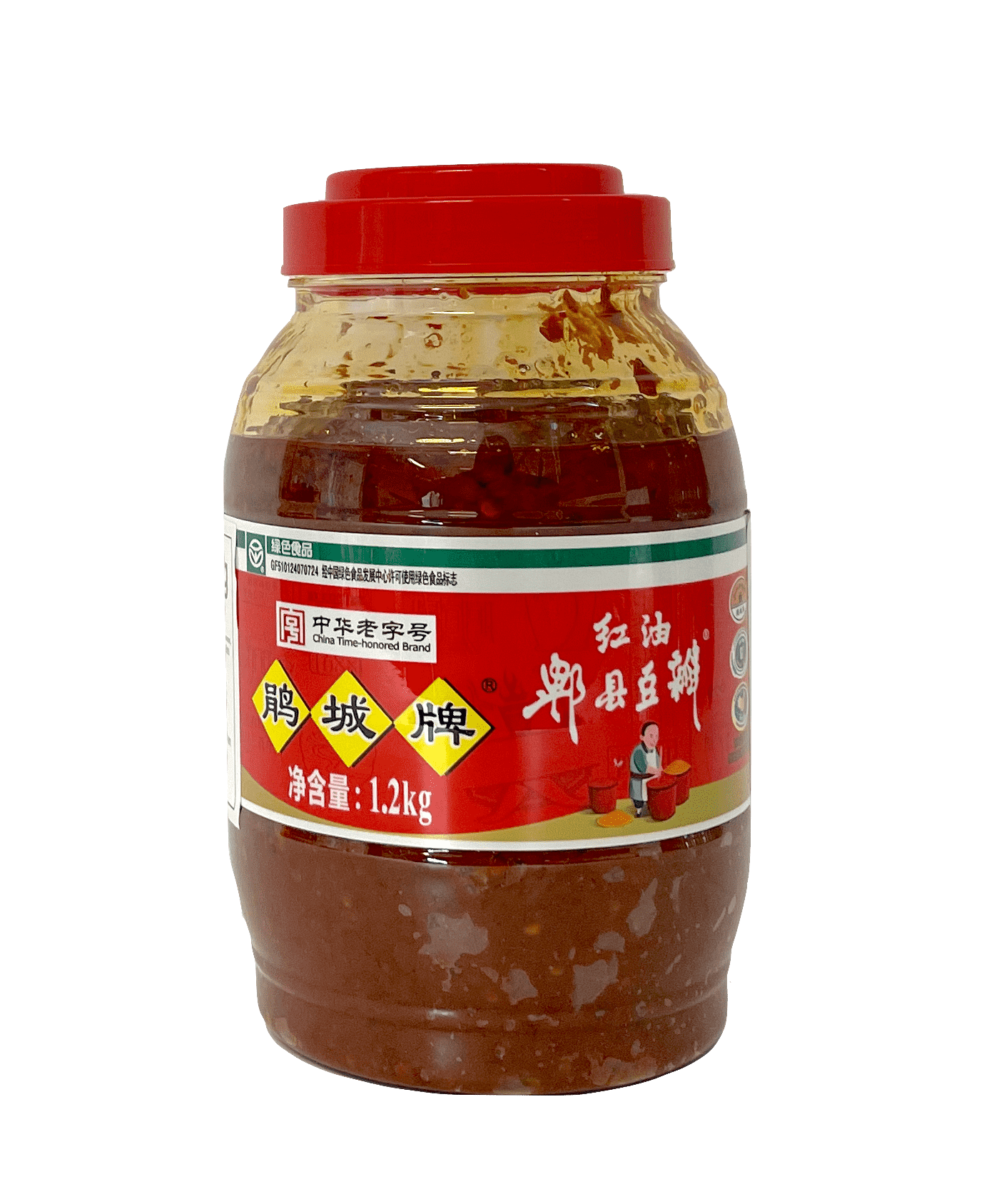 Sojabönsås Chili i Olja 1,2kg Pi Xian Juan Chen Kina