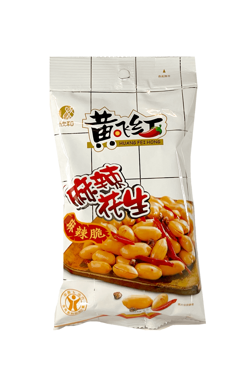Snacks Kryddad Jordnötter Stark 70g Huang Fei Hong Kina