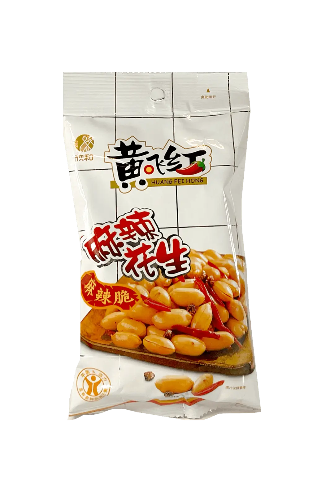 Snacks Kryddad Jordnötter Stark 70g Huang Fei Hong Kina