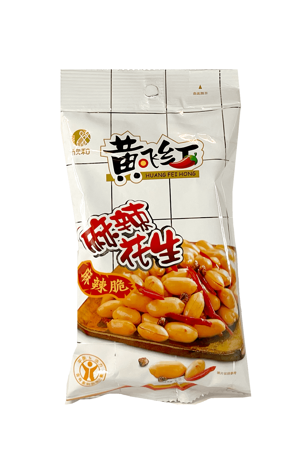 Snacks Spicy Peanuts Hot 70g Huang Fei Hong China
