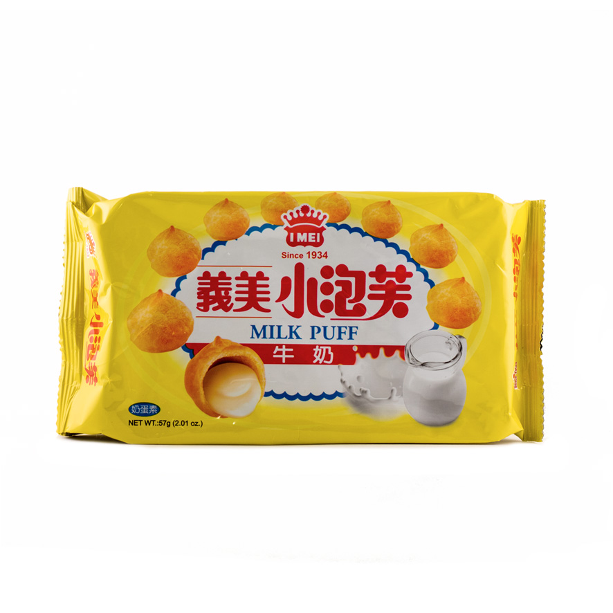 Milk Puffs 57g   I-MEI Taiwan