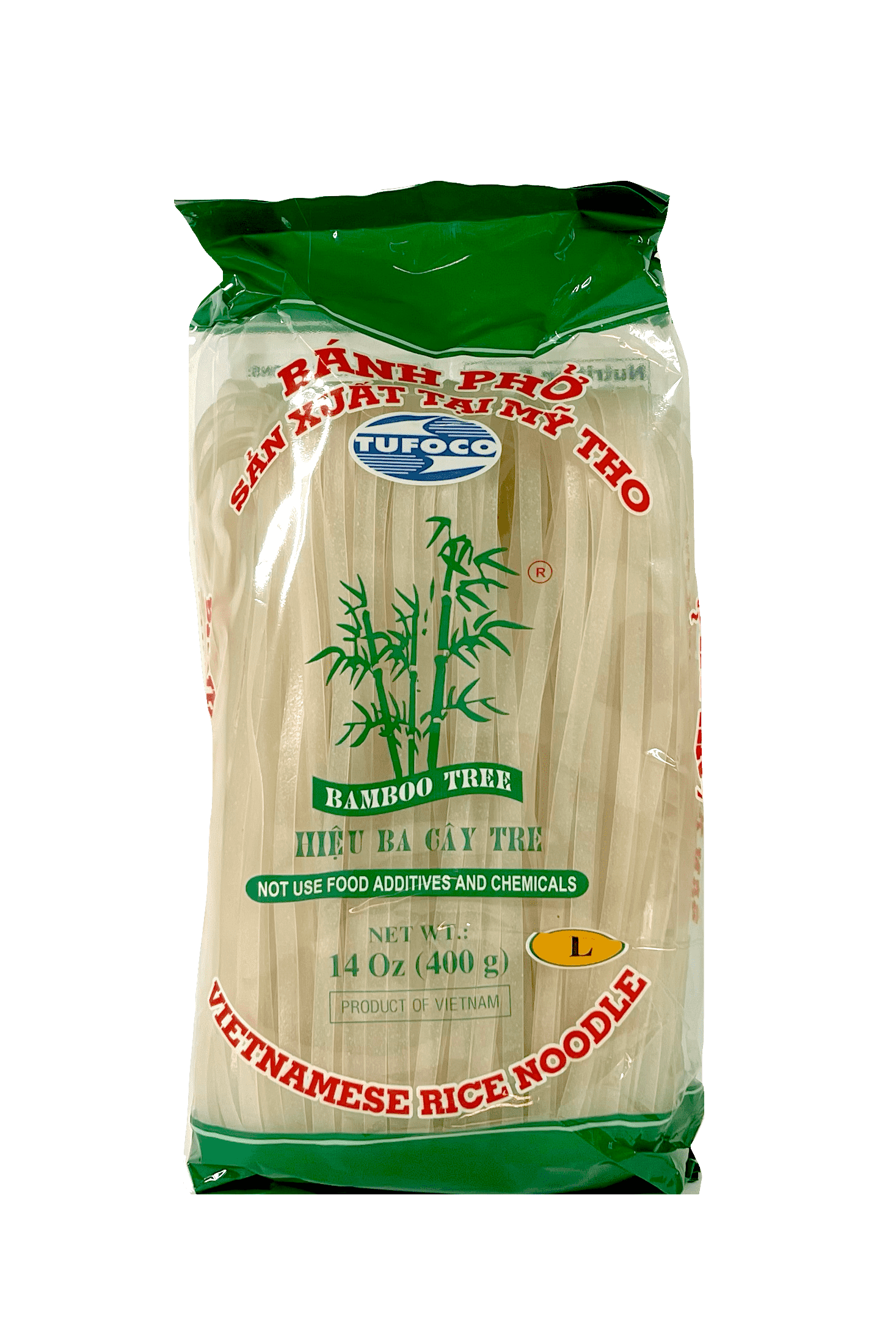 Rice Noodles 5mm My Tho (L) 400g Bamboo Tree Vietnam