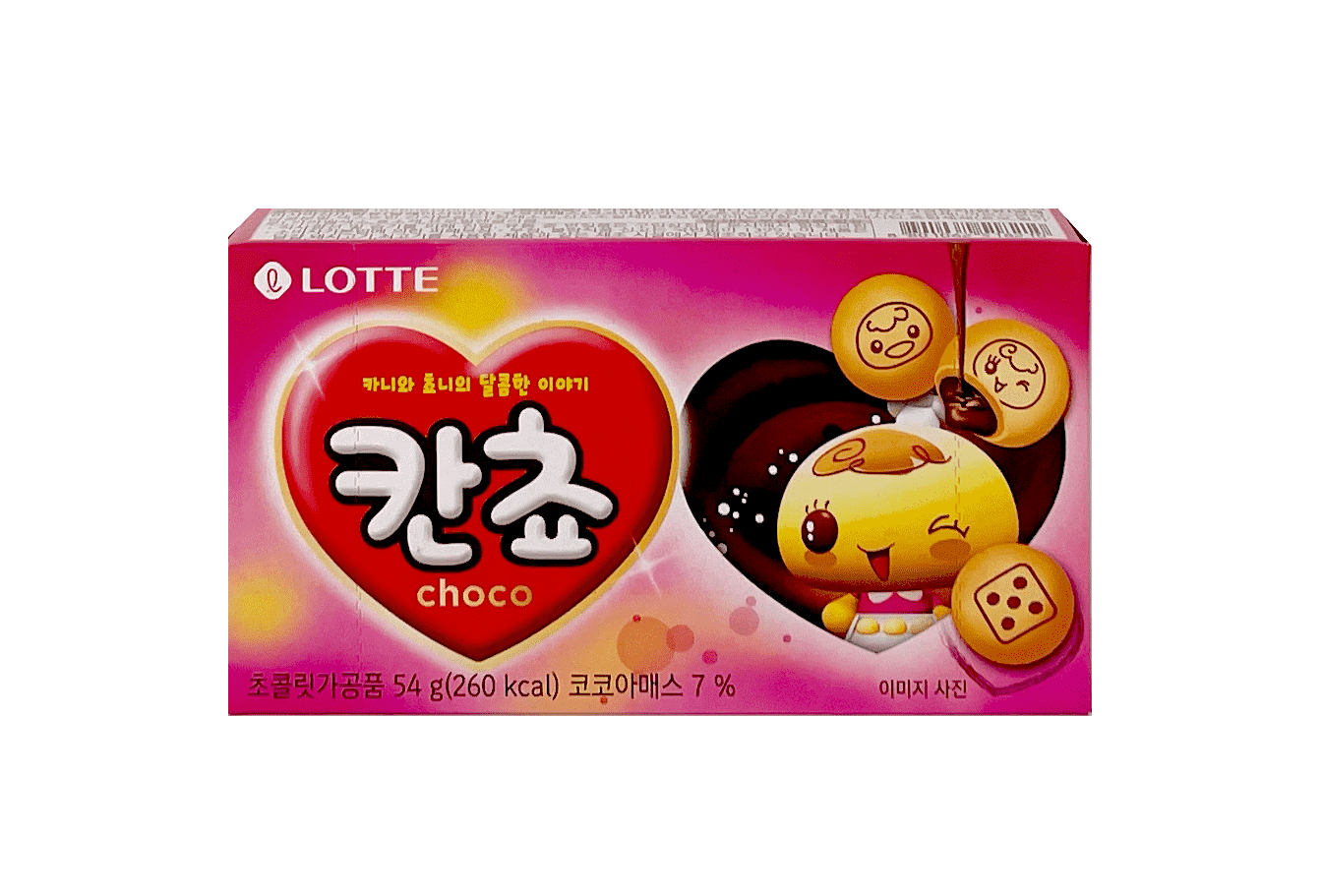 Cracker Choklad Kancho 54g Lotte Korea