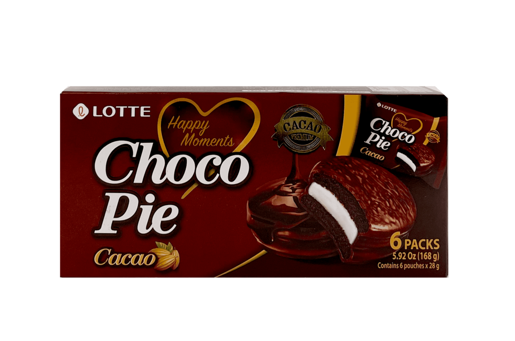 Cocoa / Pie With Cocoa Flavour 168g (28gx6pcs) Lotte Korean