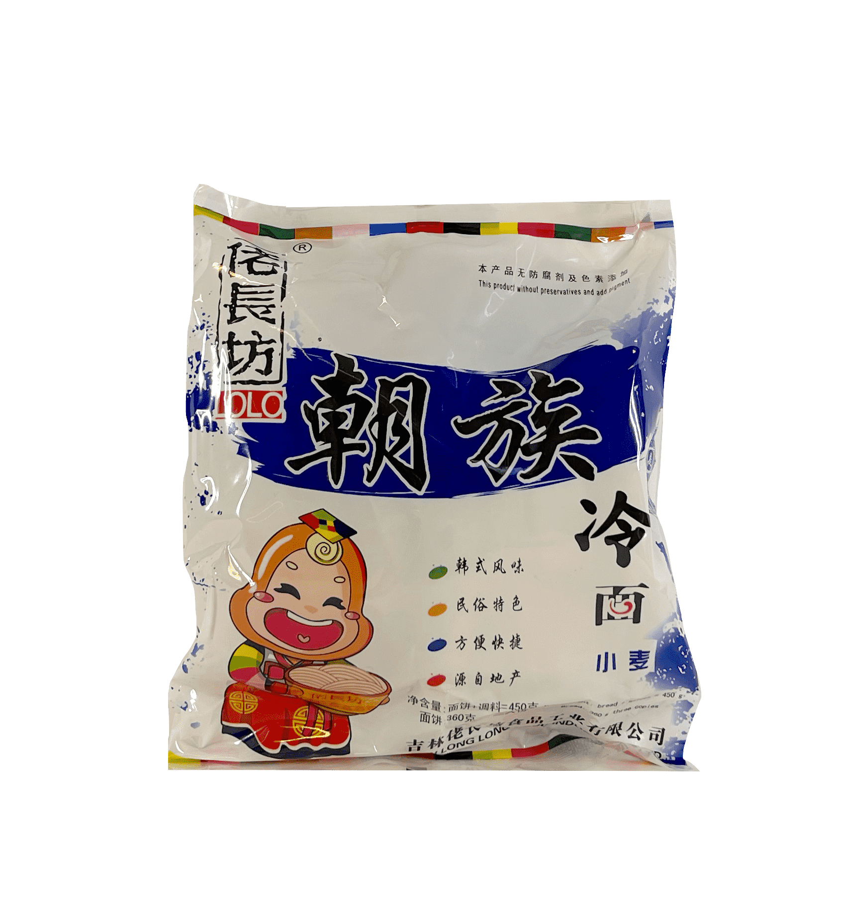 Noodles 450g Chaoxian Leng Mian-Lao Chang Fang China