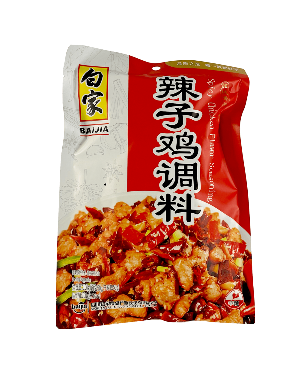 Krydda Stark/Chili Kyckling 100g La Zi Ji BJ Kina