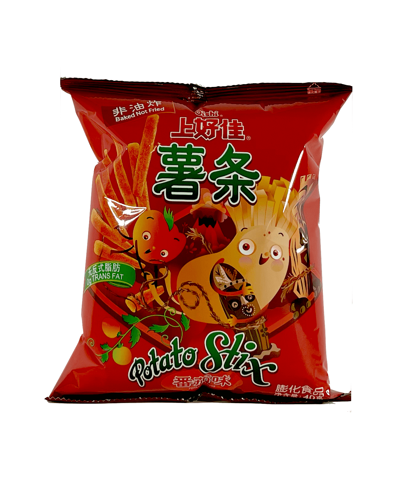 小零嘴 番茄味 薯条 40g Oishi - 上好佳 中国