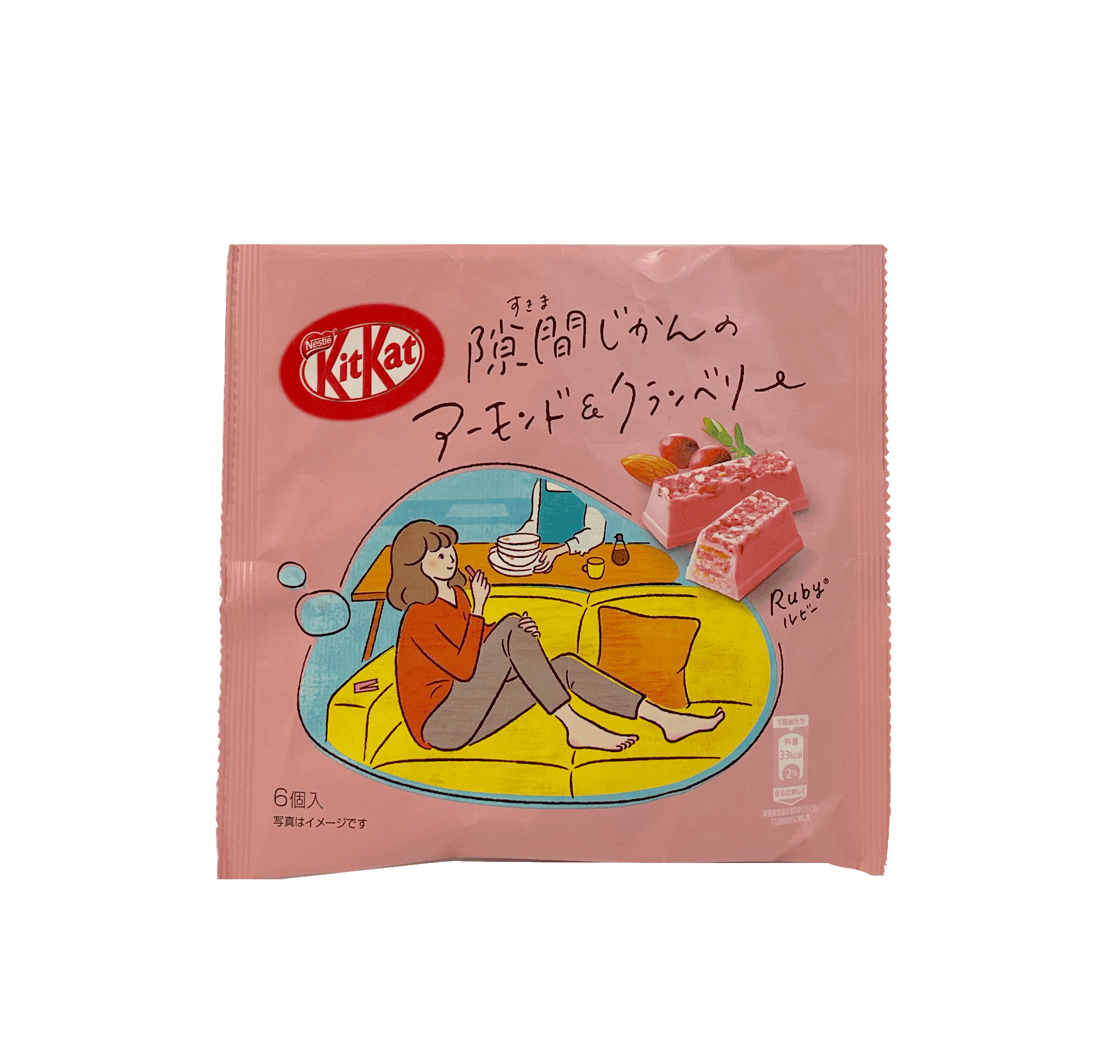 KitKat Mandel/Tranbär Ruby Smak 36,6g Japan