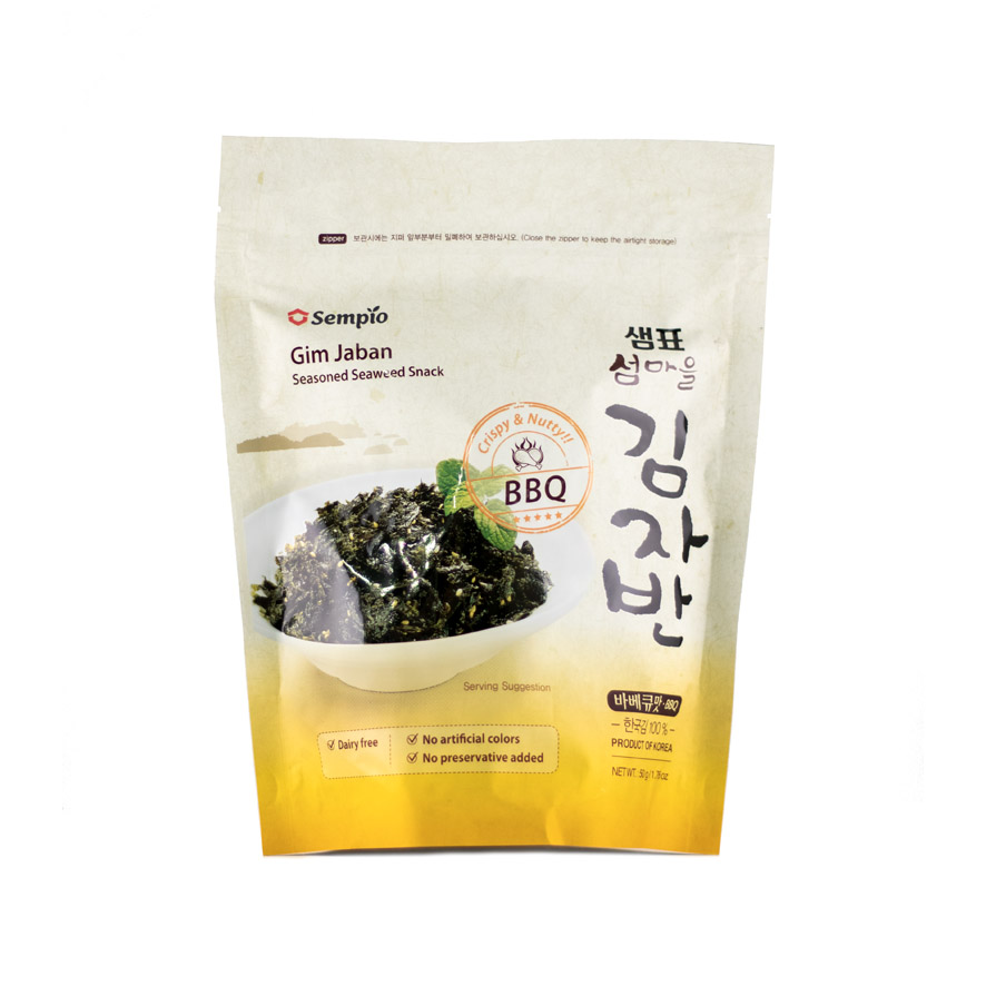 Krispigt Sjögräs BBQ smak 50g Sempio Korea
