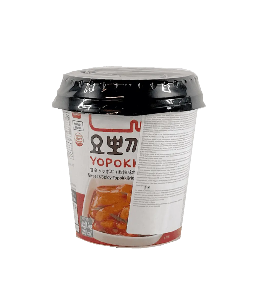 Riskaka Söt/Spicy Kopp 140g Yopokki Korea