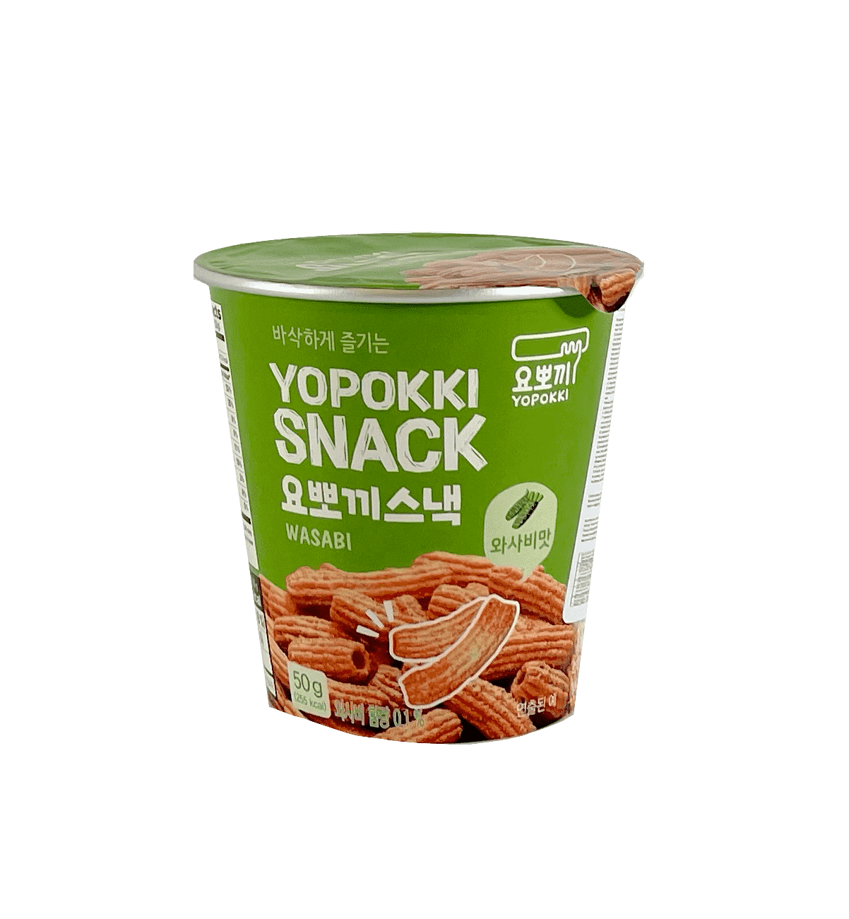 韩国网路人气推荐 - 韩国年糕零食 哇沙比 芥末风味 50g Yopokki 韩国