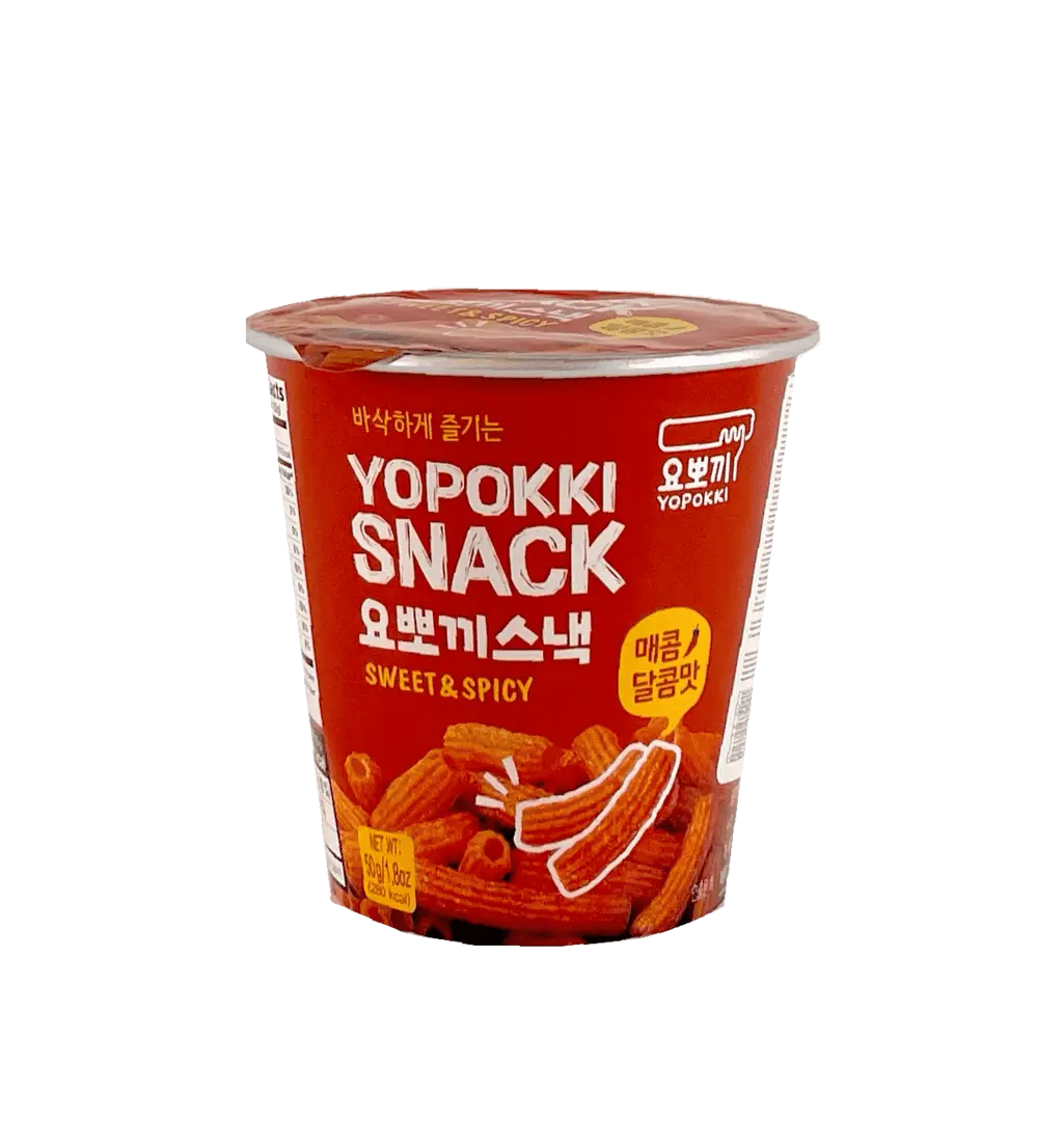 韩国网路人气推荐 - 韩国年糕零食 甜辣风味 50g Yopokki 韩国