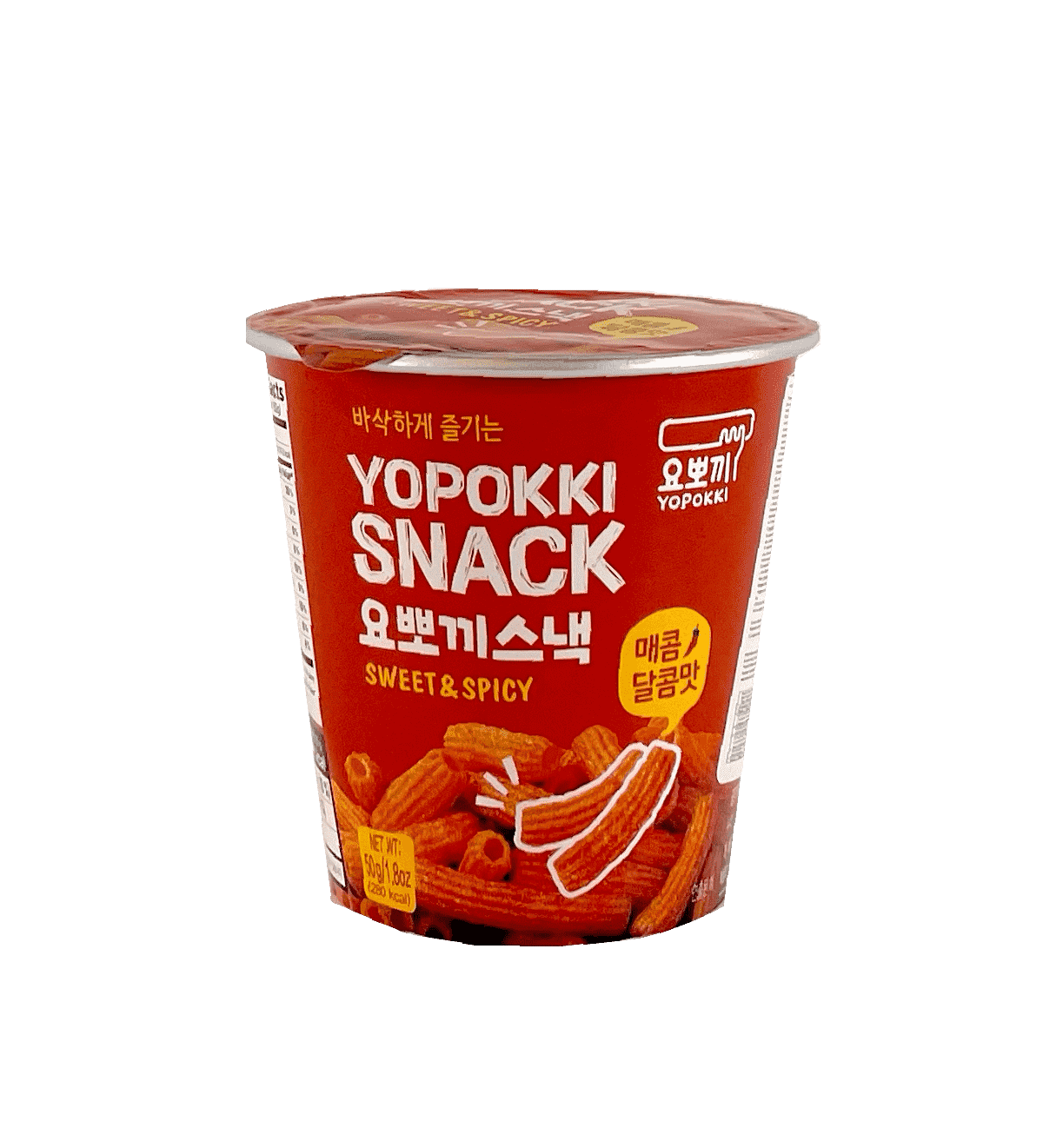 韩国网路人气推荐 - 韩国年糕零食 甜辣风味 50g Yopokki 韩国