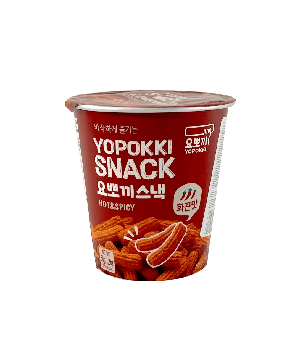 韩国网路人气推荐 - 韩国年糕零食 香辣风味 50g Yopokki 韩国