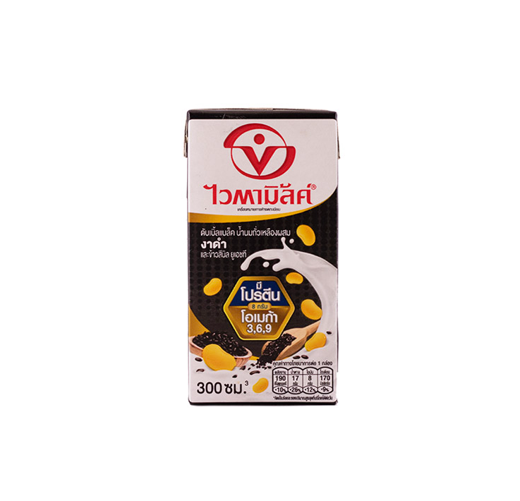 黑芝麻豆奶 300ml/纸盒 Vitamilk 泰国