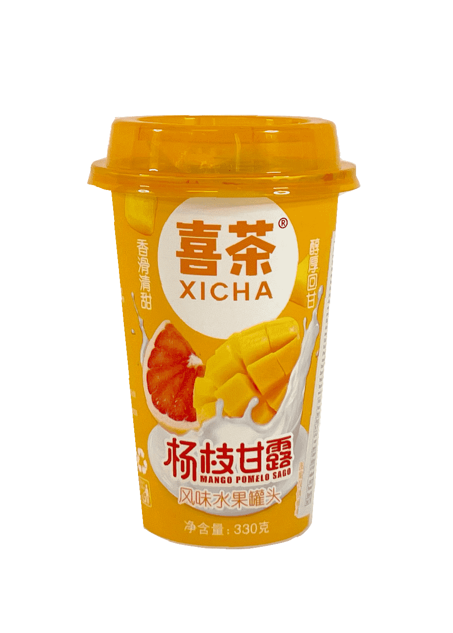 Konserverad frukt Mango / Sago Cr / Pomelo 330g Xicha Kina